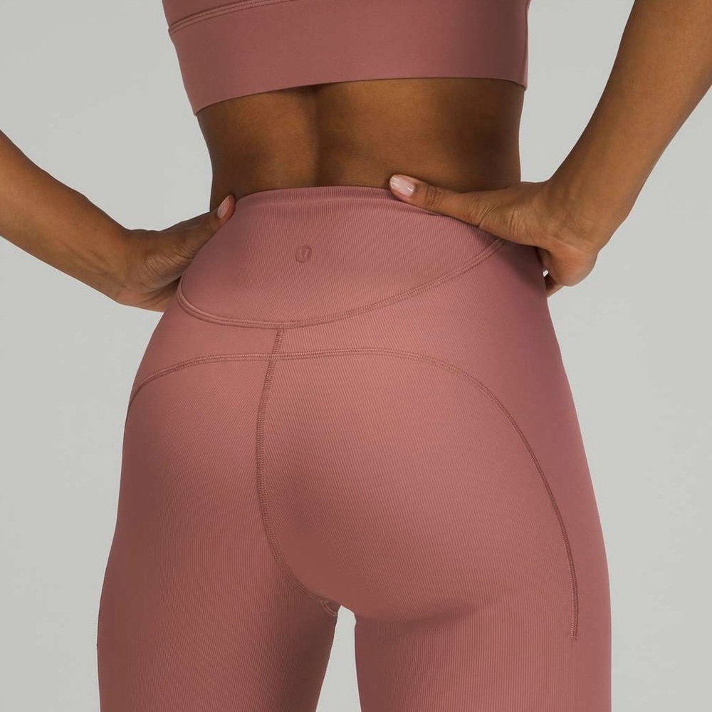 Lululemon Ribbed Contoured High Rise Shorts - Picture 2 of 9
